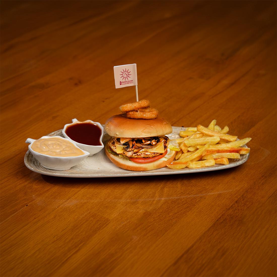 chicken burger