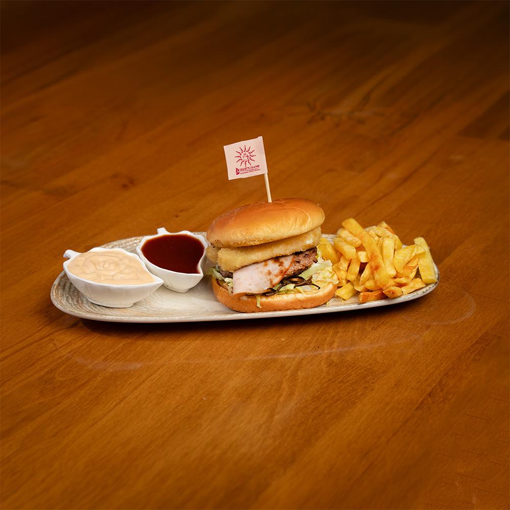 mozzarella burger